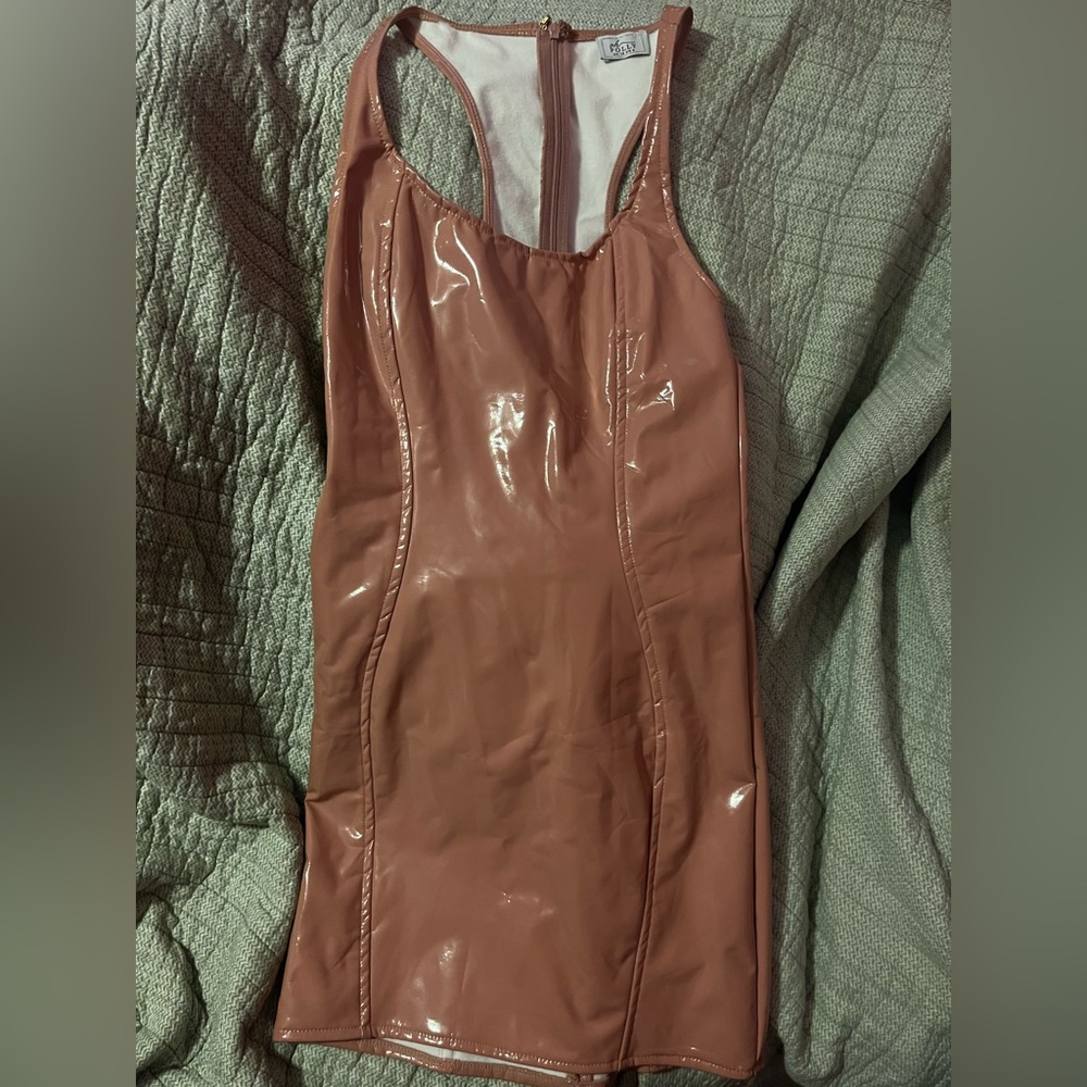 Oh polly nude spandex barbie dress